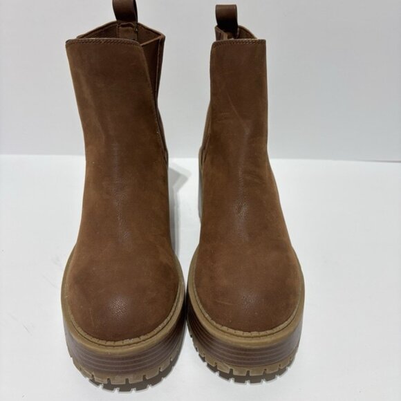 Mia Women’s Lean, Brown Platform Boots, Size 9.5 M - Picture 3 of 5